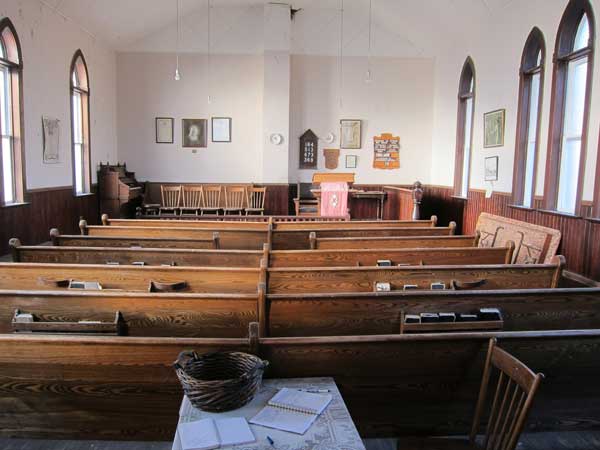 Interior of Rowland United Church