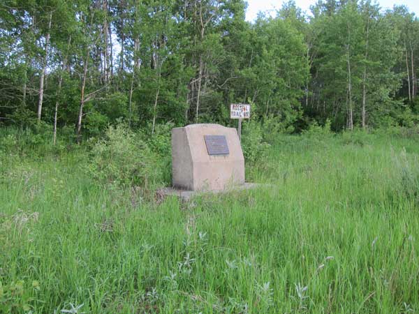 Russell Trail commemorative monument