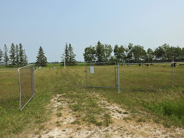 Entrance to the Sacred Heart of Jesus Cemetery