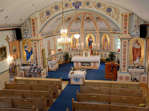 Interior of Sacred Heart Ukrainian Catholic Church