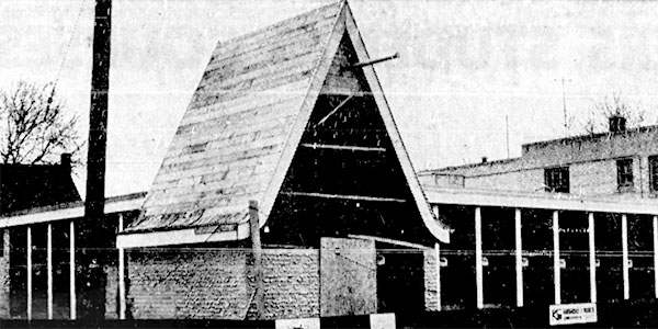 Salisbury House Restaurant under construction