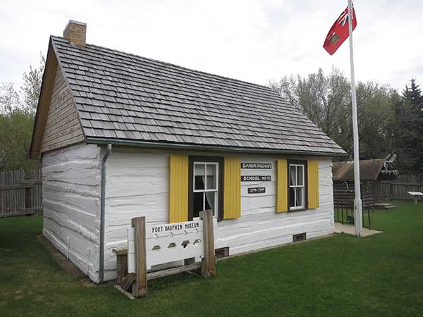 The original Sandringham School building, now at Fort Dauphin Museum