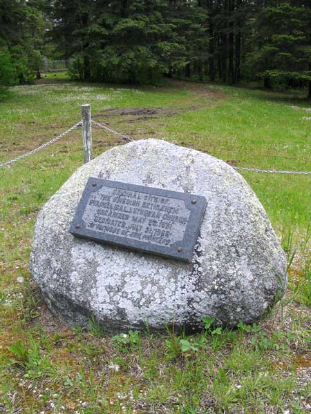 Bethlehem Evangelical Lutheran Church commemorative monument