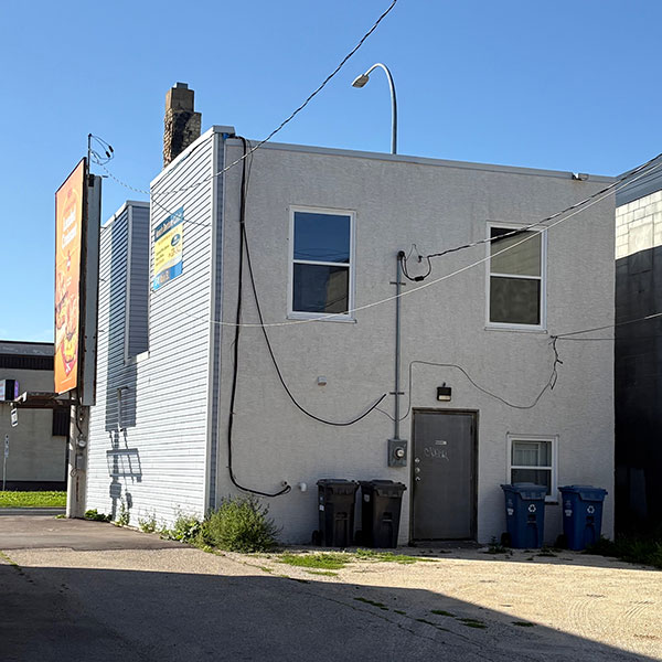 Rear of the Scarfe Block