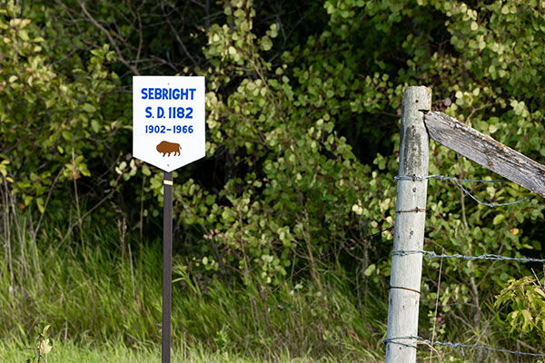 Sebright School commemorative sign
