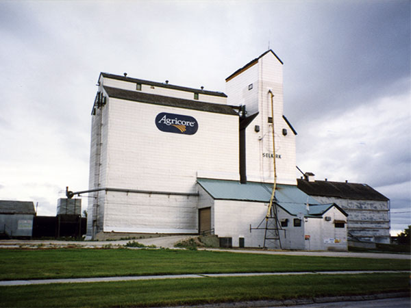 The former Manitoba Pool grain elevator at Selkirk