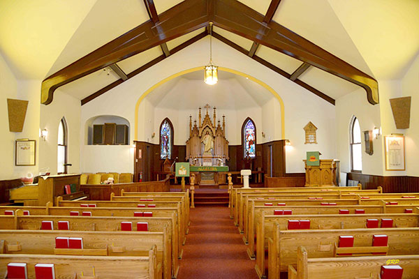Interior of the Evangelical Lutheran Church