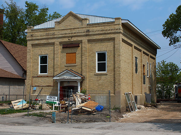 Selkirk Masonic Hall under renovation