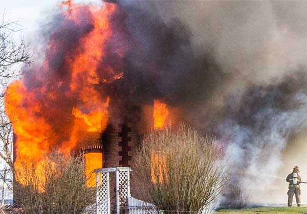 The Shaver House fire