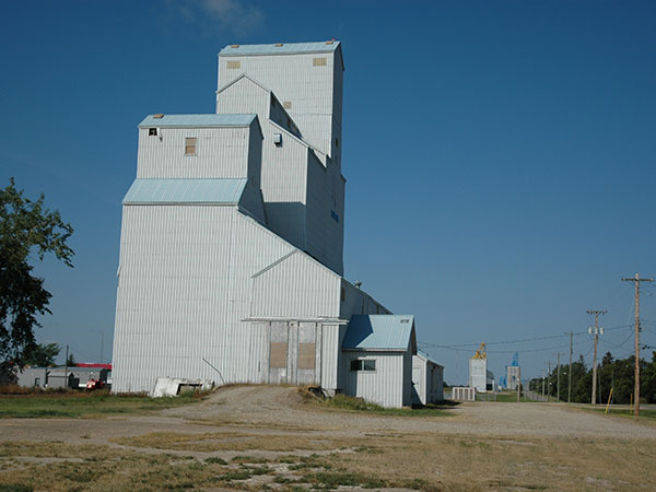 Former UGG grain elevator at Shoal Lake