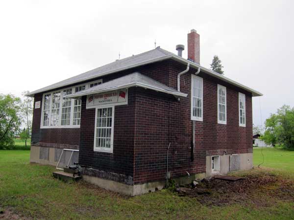 The former Silver Creek School building