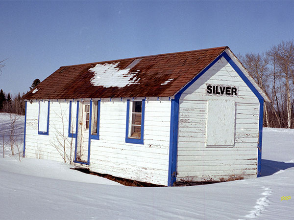 Former Canadian Pacific Railway station at Silver