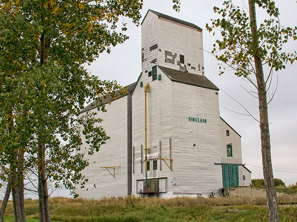 Former Manitoba Pool grain elevator at Sinclair