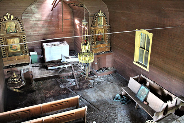 Interior of Blessed Virgin Mary Ukrainian Catholic Church