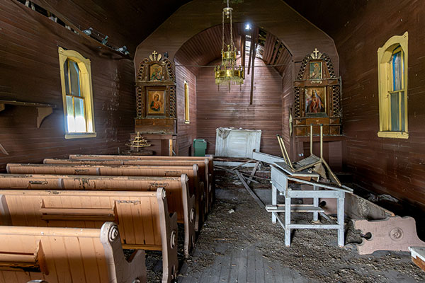 Interior of Blessed Virgin Mary Ukrainian Catholic Church