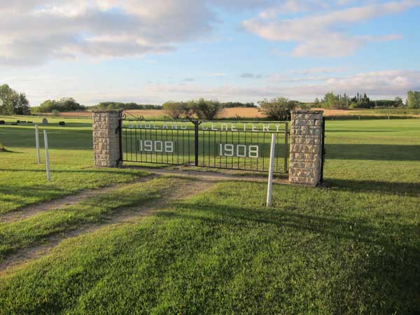 Entrance to the Smoland Cemetery