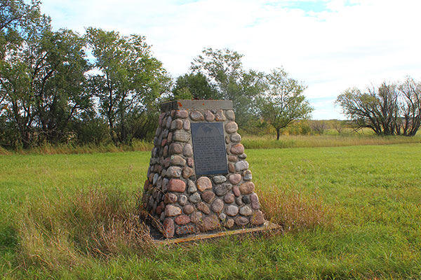Snowflake commemorative monument