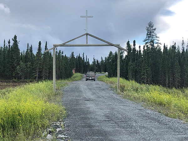 Entrance to the St. John the Baptist Anglican Cemetery