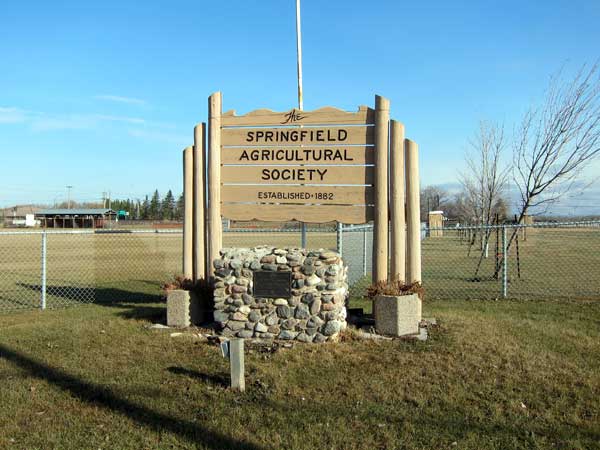 Springfield Agricultural Society centennial monument