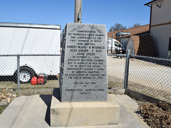 Springfield Grain Growers Monument