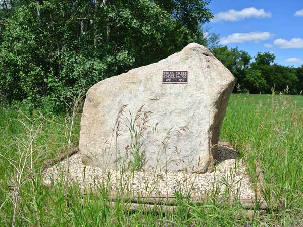 Spruce Creek School commemorative monument