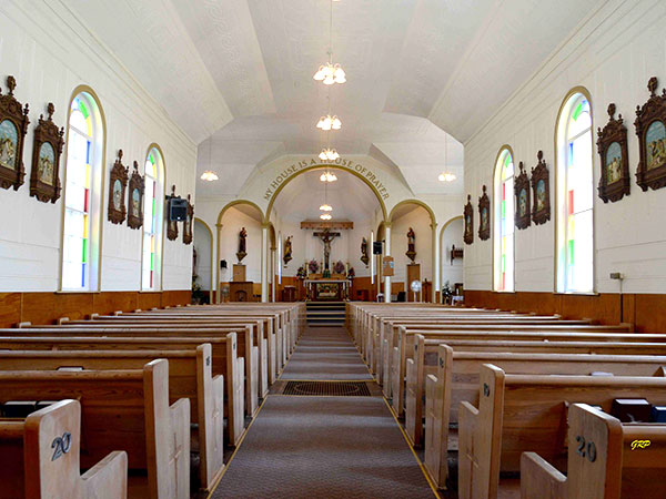 Interior of St. Alphonse Roman Catholic Church