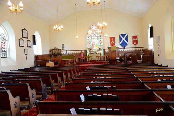 Interior of St. Andrew’s-on-the-Red Anglican Church