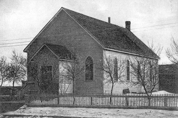 Postcard view of the St. Andrew’s Presbyterian Church