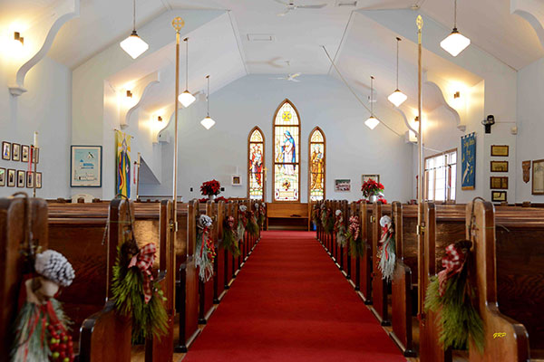 Interior of St. Andrews Woodhaven Anglican Church