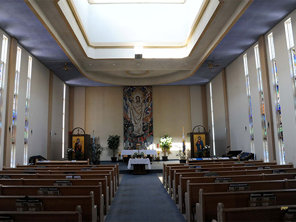 Interior of St. Basil the Great Ukrainian Catholic Church