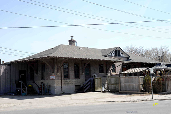 The former Canadian National Railway station in St. Boniface