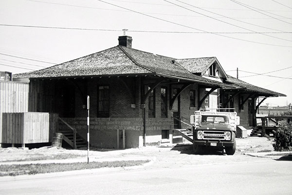 The former Canadian National Railway station in St. Boniface
