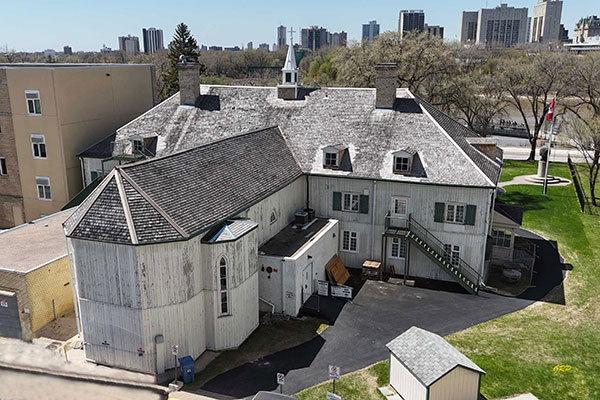 Aerial view of Le Musée de Saint-Boniface Museum