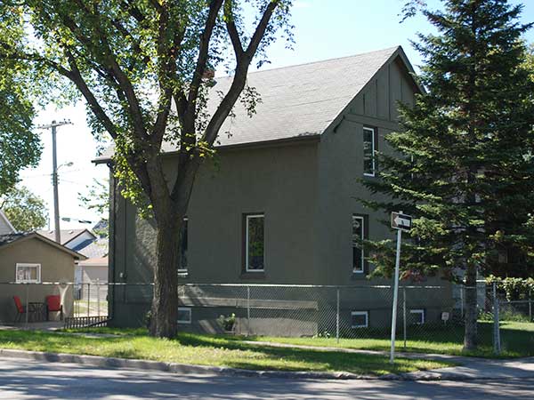 The former church rectory, now a private residence