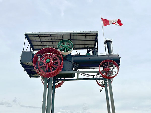 Austin Steam Tractor Monument
