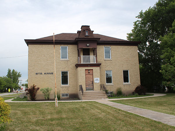 The former Ste. Anne Courthouse and Municipal Building