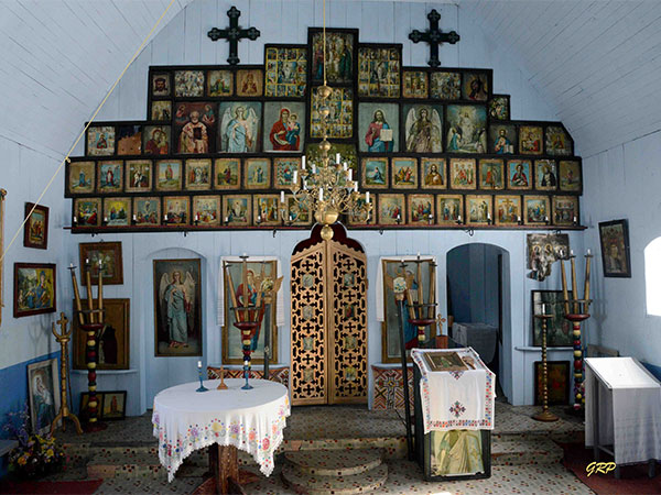 Interior of the St. Elias Ukrainian Orthodox Church