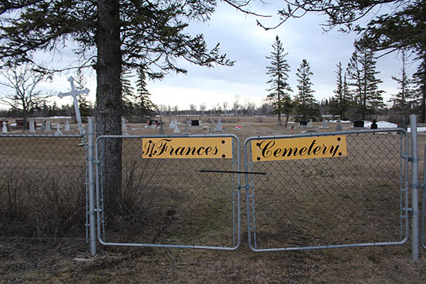 Entrance to St. Frances Cemetery