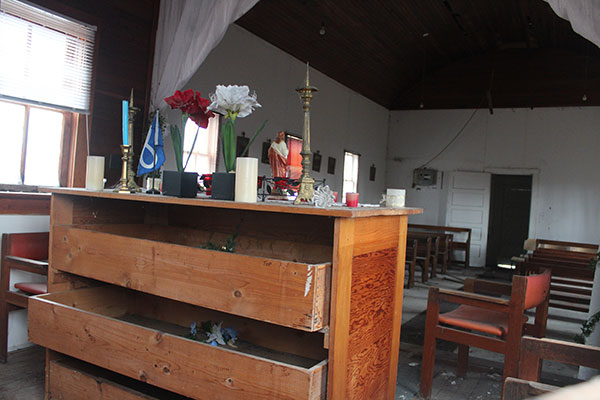 Interior of the St. Francis Roman Catholic Church