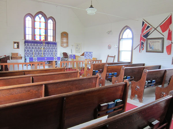 Interior of St. Helen’s Anglican Church at Fairford