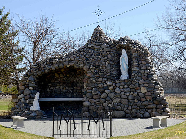 Grotto at the St. Jean Baptiste Roman Catholic Church