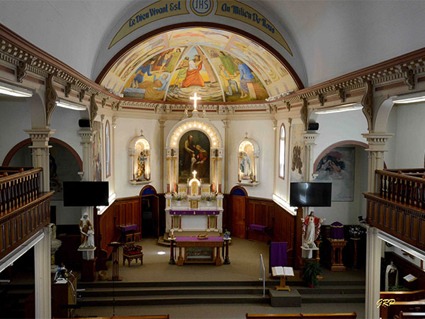 Interior of St. Joachim Roman Catholic Church