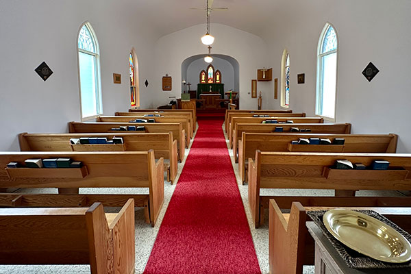 Interior of St. John’s Anglican Church