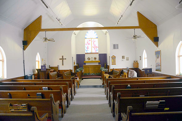 Interior of St. John’s Anglican Church in Reston