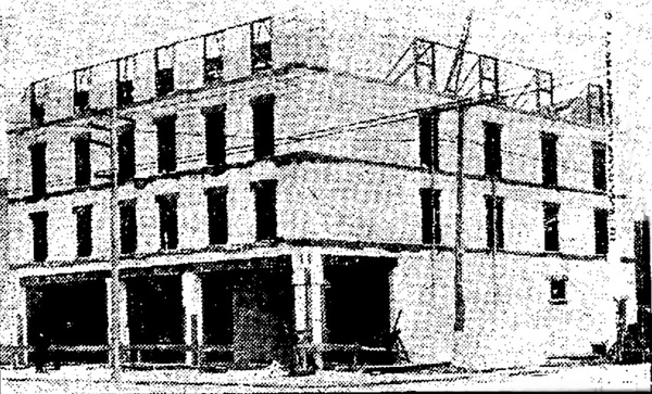 St. John's Block under construction