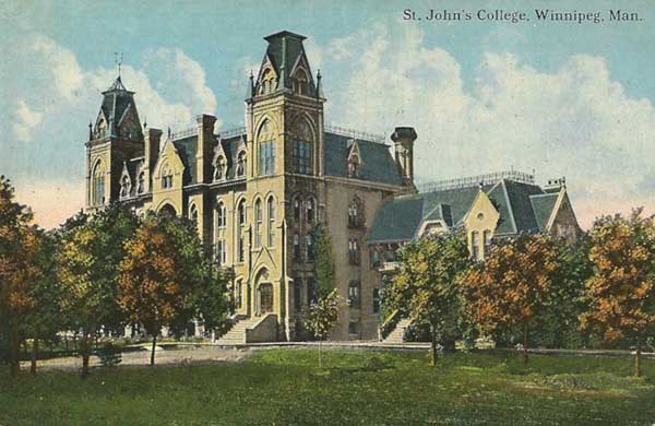 Postcard view of St. John’s College