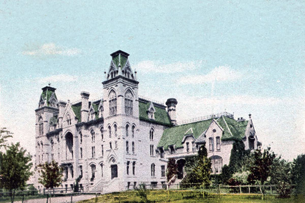 Postcard view of St. John’s College