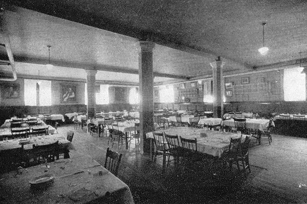 Dining room inside St. John&rsquo;s College