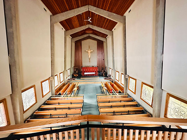 Interior of St. John the Evangelist Chapel
