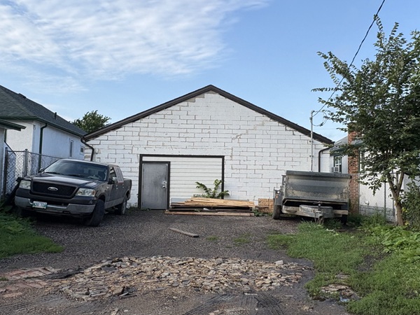 Rear of the former St. John;s Garage